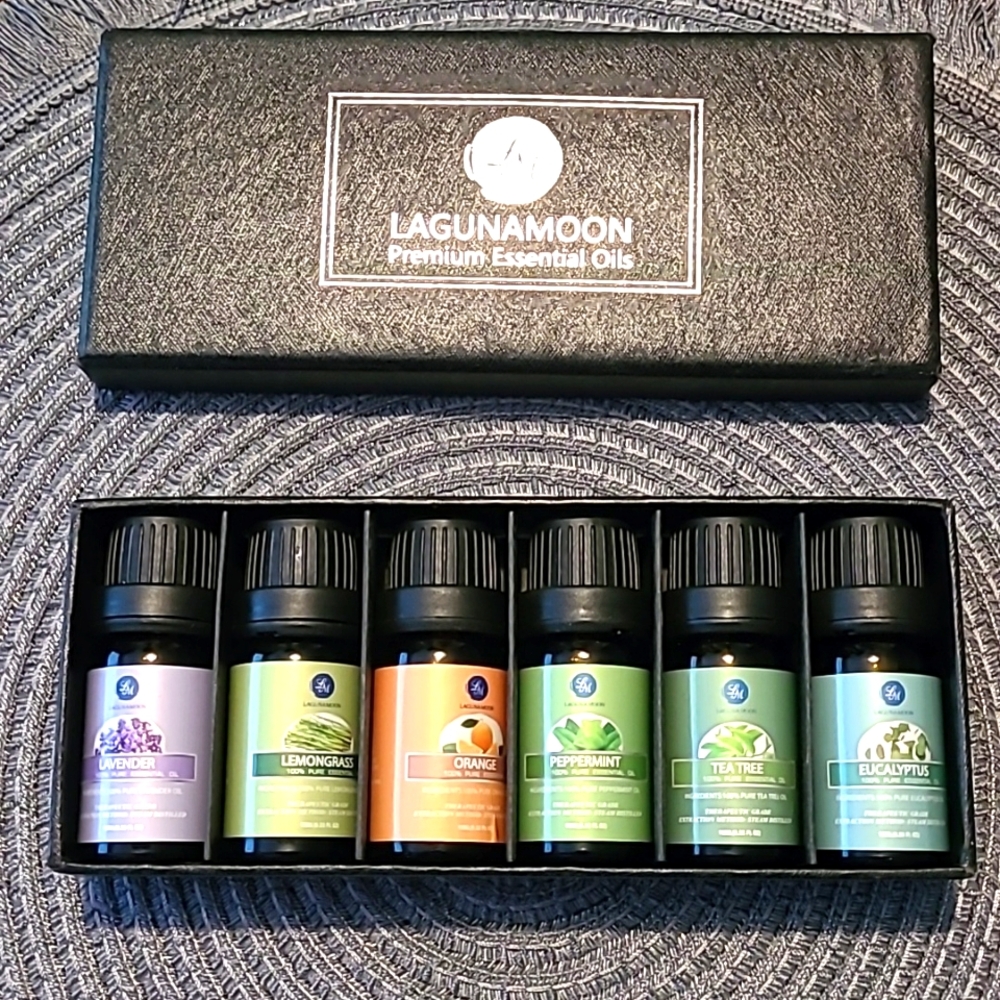 Essential Oil collection Premium in box Lugunamoon preloved condition clean air!